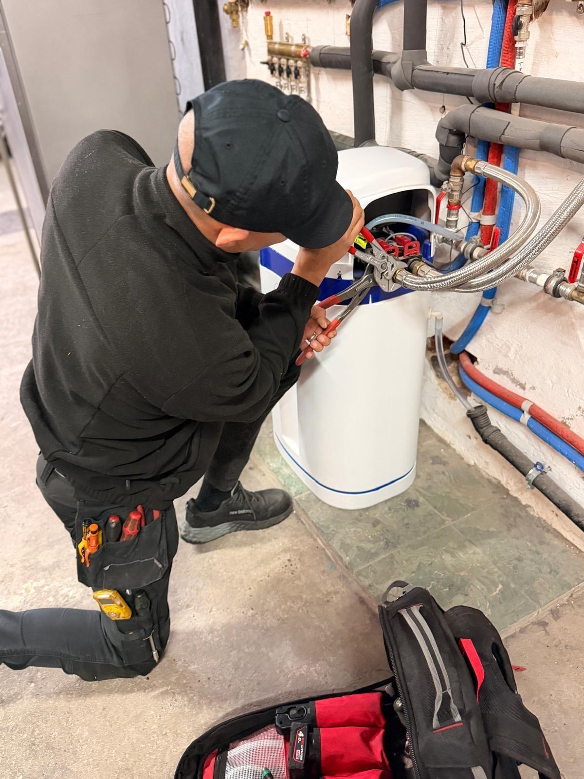 Intervention de plomberie par un technicien Vaneco